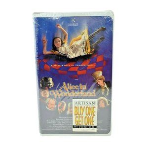 Hallmark Entertainment Alice In Wonderland VHS, 1999, Clam Shell Case New
